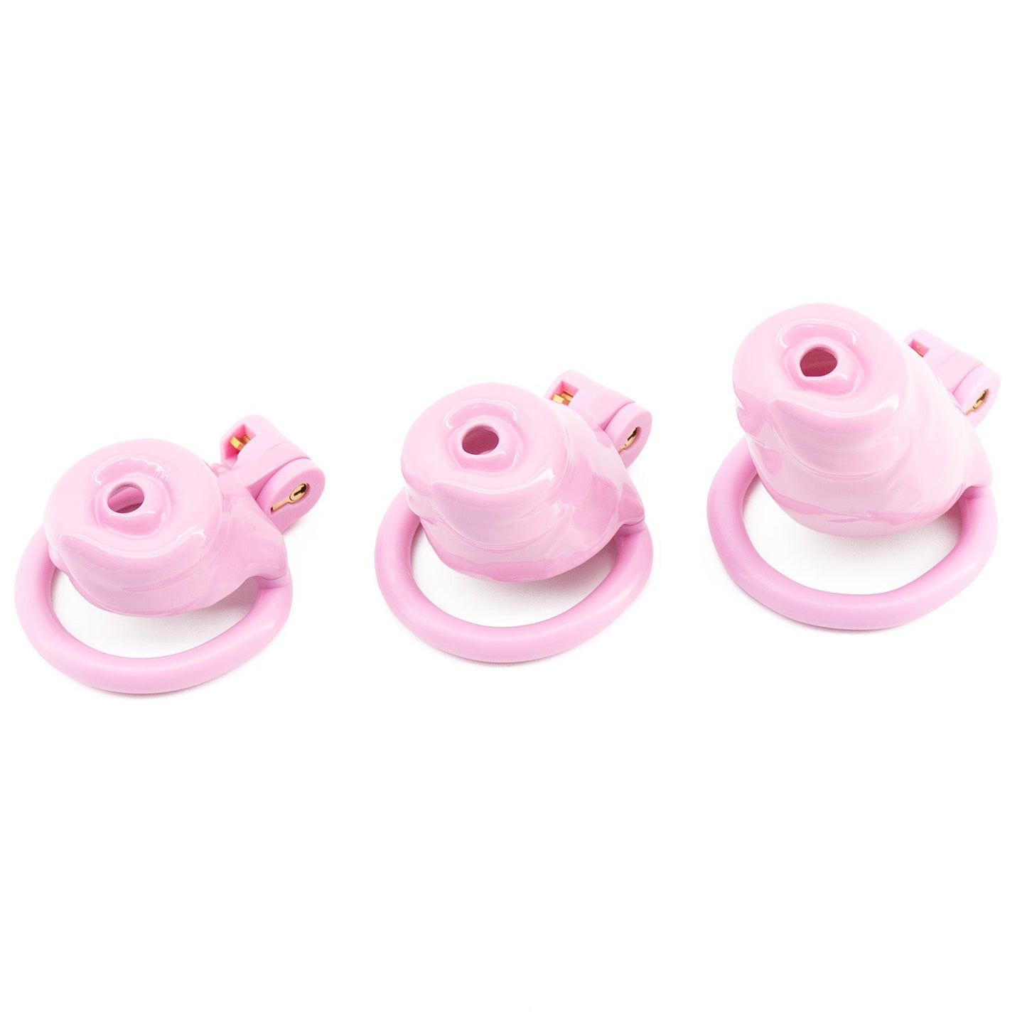 BAD PUP CHASTITY CAGE - Pink Resin