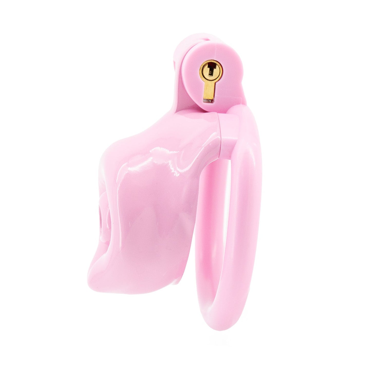 BAD PUP CHASTITY CAGE - Pink Resin