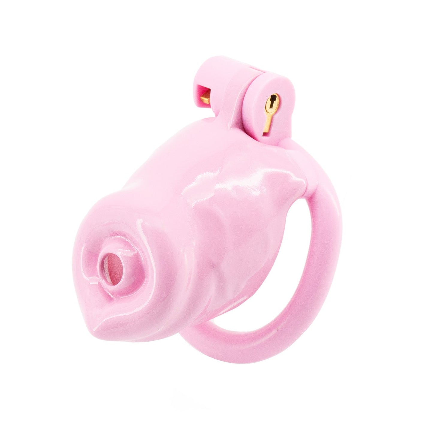 BAD PUP CHASTITY CAGE - Pink Resin