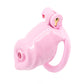 BAD PUP CHASTITY CAGE - Pink Resin