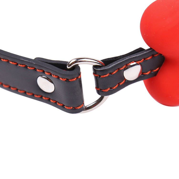 PUP TREAT BONE GAG - Red - Pup Hood UK