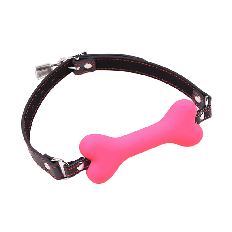 PUP TREAT BONE GAG - Pink - Pup Hood UK