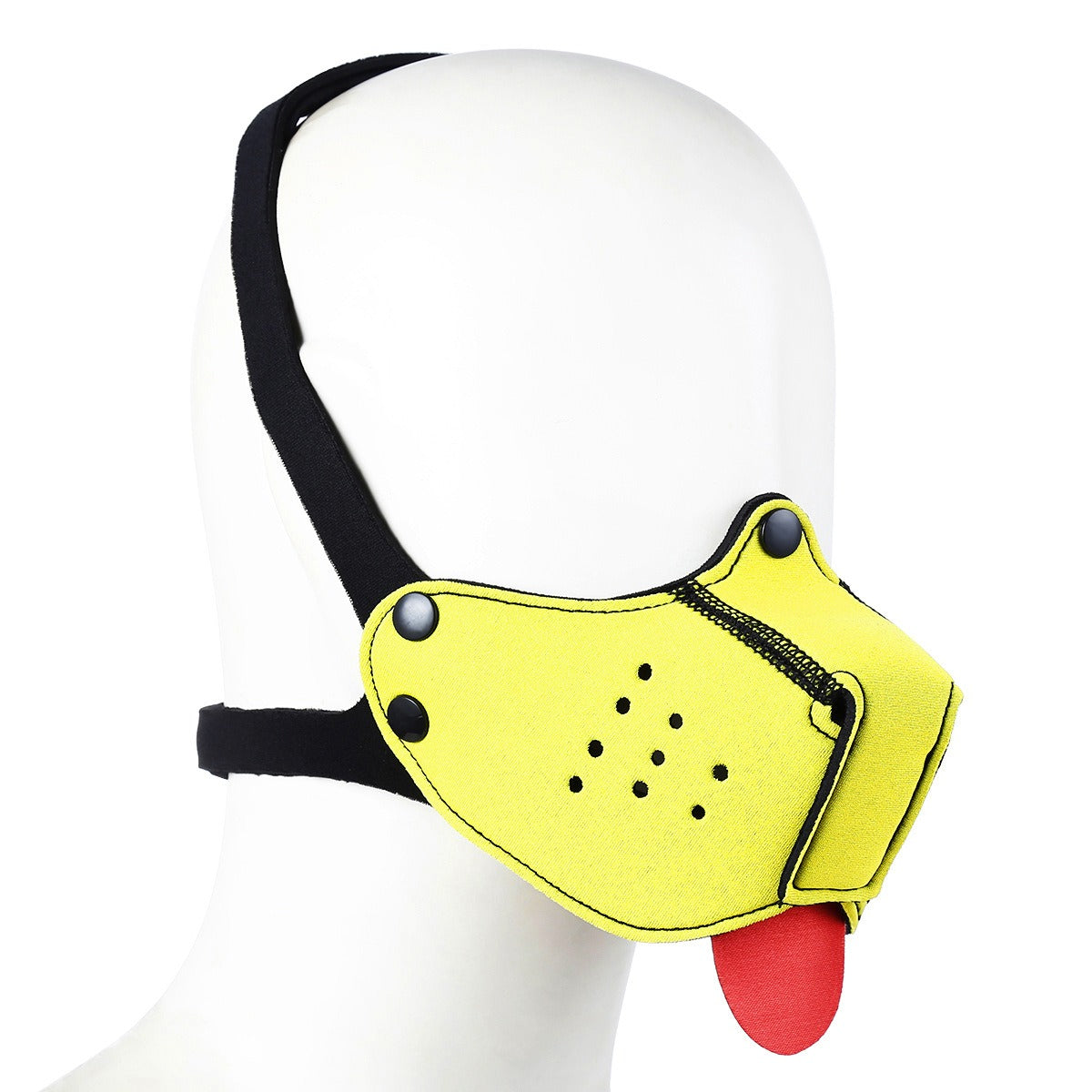 PUPPY PLAY MUZZLE - Yellow - Pup Hood UK