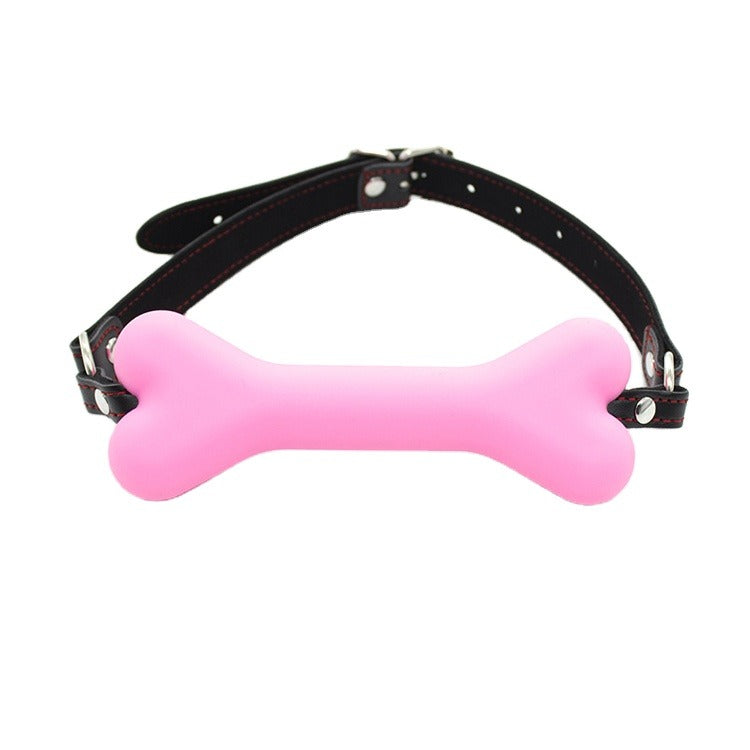 PUP TREAT BONE GAG - Pink - Pup Hood UK